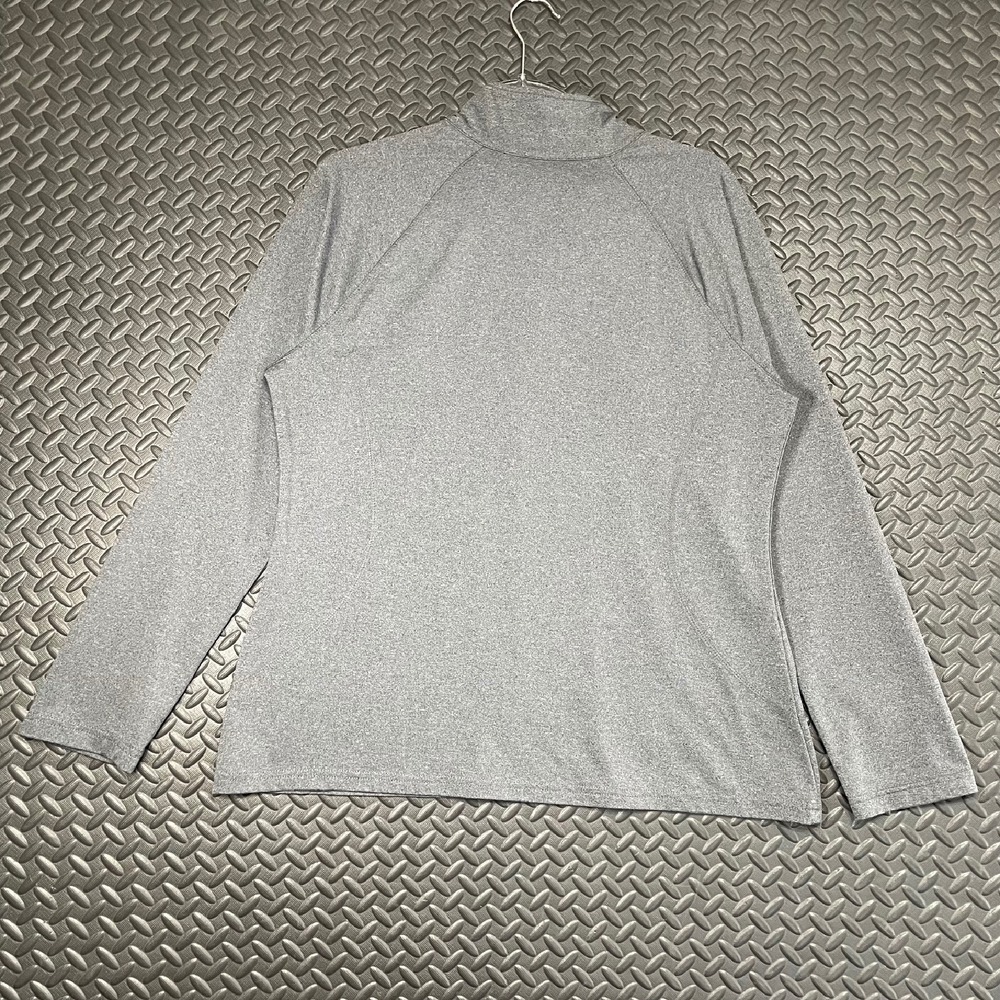 Danskin Now Semi Fitted Gray Half Zip Athletic Active Wear Sweater Women's‎ XL - Picture 2 of 7
